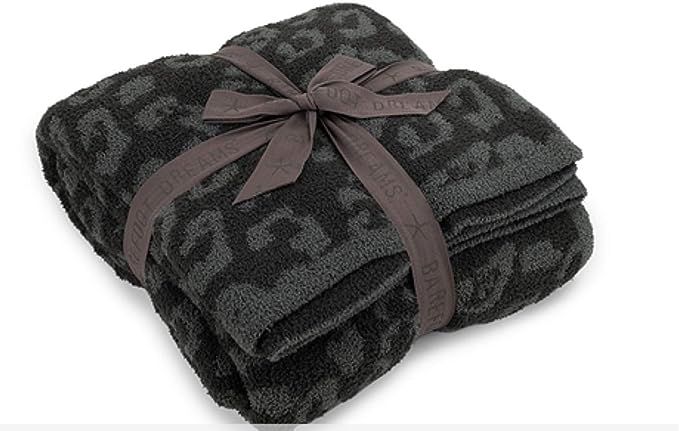 Barefoot Dreams CozyChic Barefoot in The Wild Throw One Size,Leopard/Graphite/Carbon,B563 | Amazon (US)