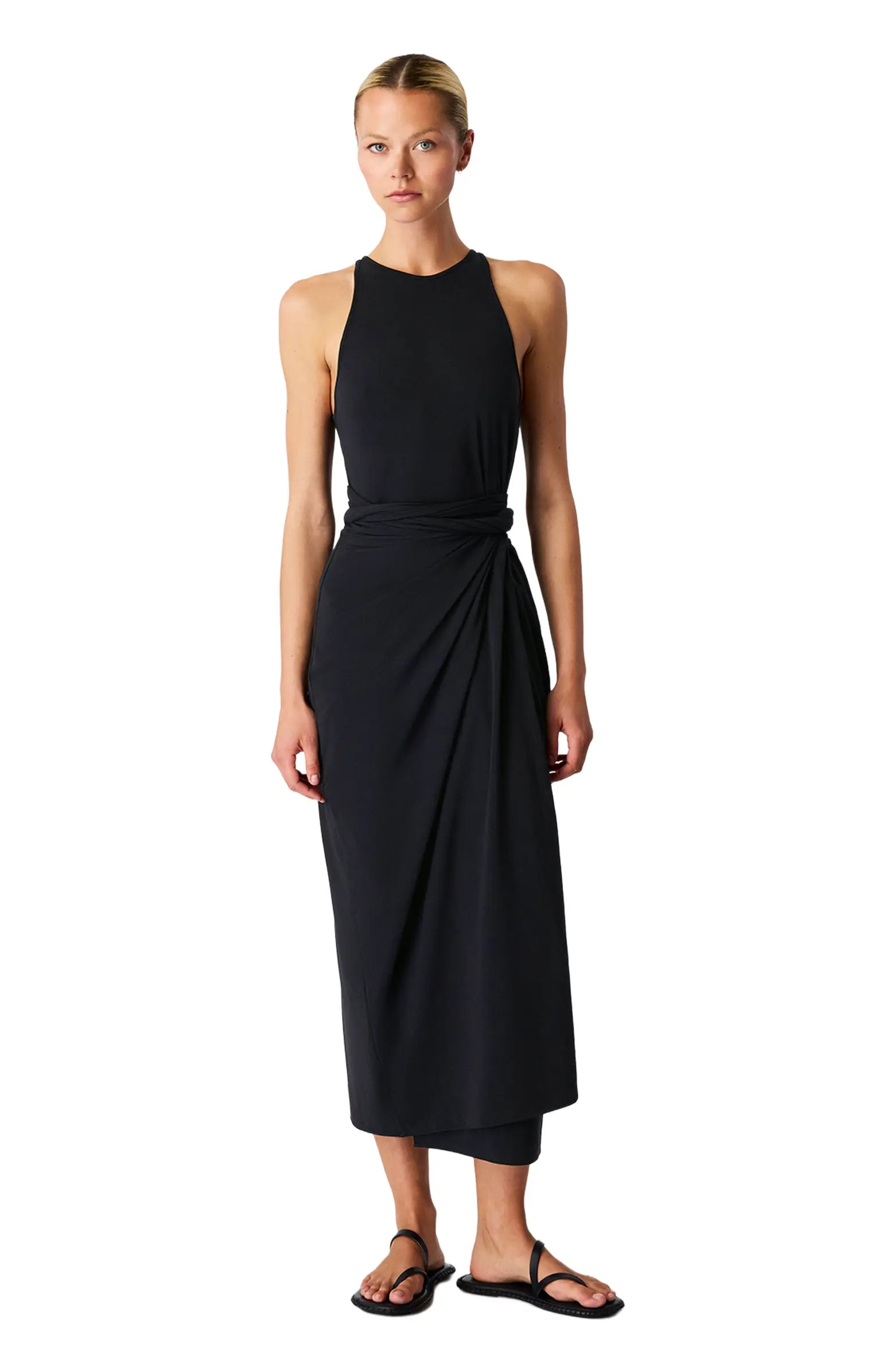Another Tomorrow Sarong Tie Dress | Nordstrom | Nordstrom