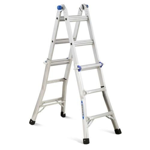 Werner MT Aluminum 14-ft Reach Type 1A - 300 lbs. Capacity Telescoping Multi-Position Ladder | Lowe's