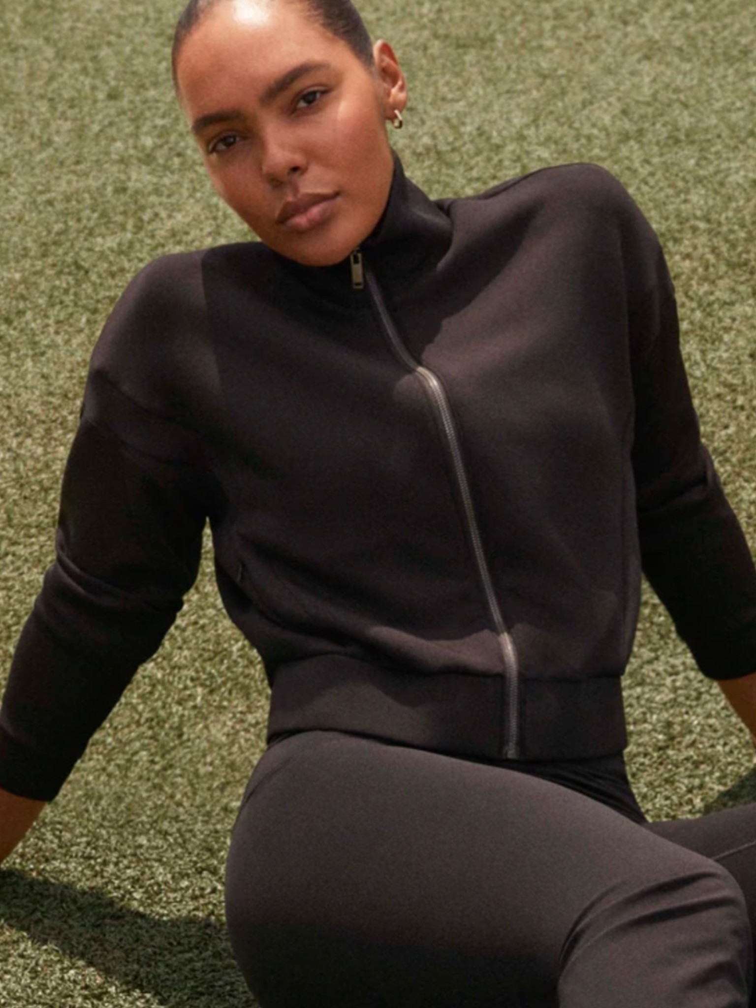 Spanx track jacket! Final sale at $59! This is one of my faves and I wear it SO much! I do a small (it’s tts)