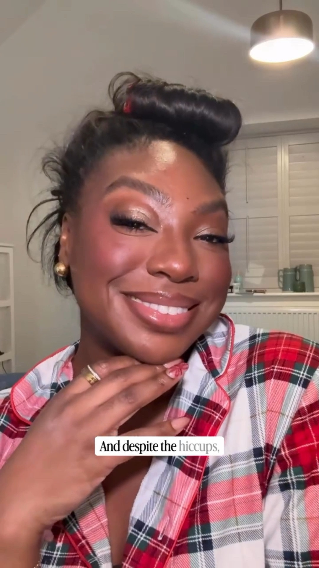 Turning Lemons Into Lemonade…✨

So, I’m an overpacker. I honestly have neuro-spicy trust issues with outfits & make-up. Am I the only one? 👀🙃
I once went away on holiday and because of my tan, I was walking around like a floating head. So now, I always bring an extra shade with me. I also planned my outfits, and when I put it on… It didn't match my vibe for that day… so my day was ruined. 🤣🤣🤣

Lessons learned, and this crisis was diverted! 
How do you think I done?

Product breakdown:
Skin prep:
- Magic cream @charlottetilburyskincare 
- The brow glue @nyxcosmetics_uk 
- Power grip primer @elfcosmeticsuk 

Base:
- Studio radiance foundation 
- Fix it multitasking setting spray 
@maccosmeticsuki 
- Faux filter colour corrector
- Easy bake setting powder
- Blush filter blurring palette
@hudabeauty 
- Studio radiance concealer @maccosmetics 
- Forever skin finish foundation stick @diorbeauty 
- Mini laguna 8 @narsissist 
- Translucent hydrating setting spray @lauramercier 
- Baume essentiel @chanel.beauty 

Eyes & Brows:
- Phyto-Sourcils brow pencil @sisleyparisofficial at @cultbeauty 
- Brow Pop @kosas 
- Major dimension essential artistry edit deep 
- Major dimension eyeshadow duo 
- Major headlines blush duo
@patricktabeauty 
- Tattoo liner @kvdbeauty 
- Strip lashes @tatti_lashes 
- Better Than S3x liner @toofacedlovestheuk 
- Perfect strokes gel liner @rarebeauty 

Lips:
- lip liner @maccosmeticsuki 
- matte revolution lipstick @charlottetilbury 
- gloss bomb oil @fentybeauty 
- Addict lip maximizer gloss @diorbeauty 

Tools:
- Angled blush brush
- powder brush
@sweedbeauty 
- Under eye buff brush @hudabeauty 
- soft pinch blush brush @rarebeauty 

#glammakeuplook #partymakeuplook #viralmakeup @diorbeautylovers @thefullmontyldn @shiseido_corp @muse_communications @tracepublicity @seen_group @communityxseen @esteelaudercompanies #patricktabeauty #naturalglammakeup

#LTKuk #LTKbeauty #LTKfestive