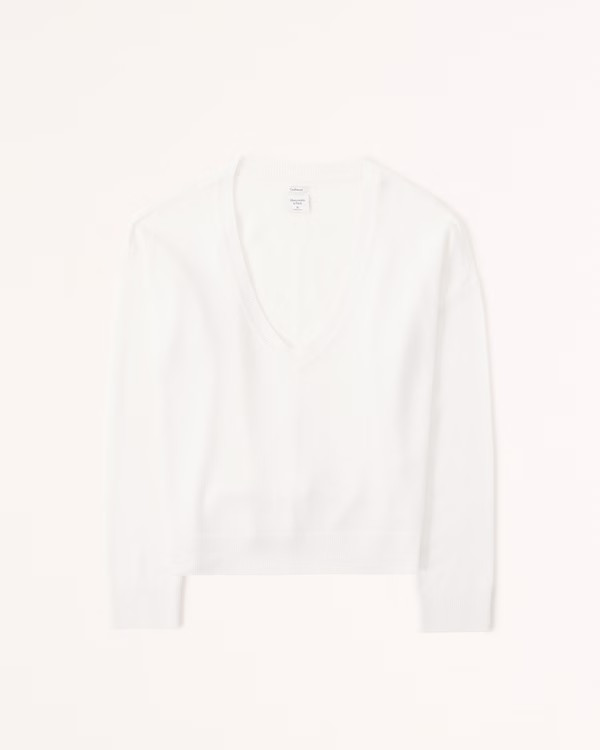 Cashmere V-Neck Sweater | Abercrombie & Fitch (US)