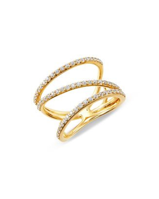Diamond Diagonal Ring in 14K Yellow Gold, 0.50 tcw | Bloomingdale's (US)