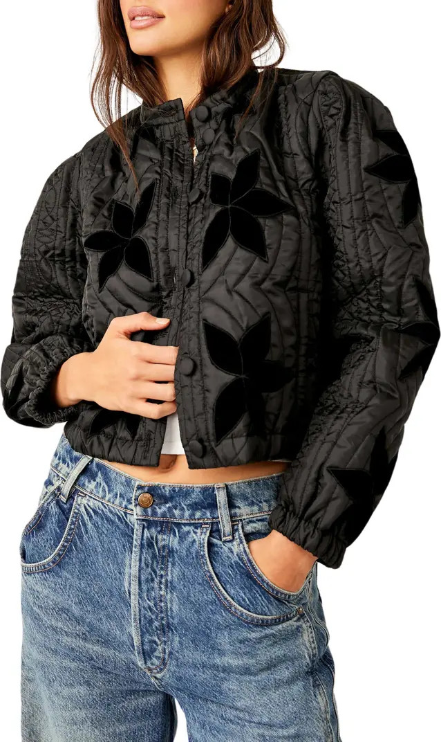 Quinn Quilted Crop Jacket | Nordstrom