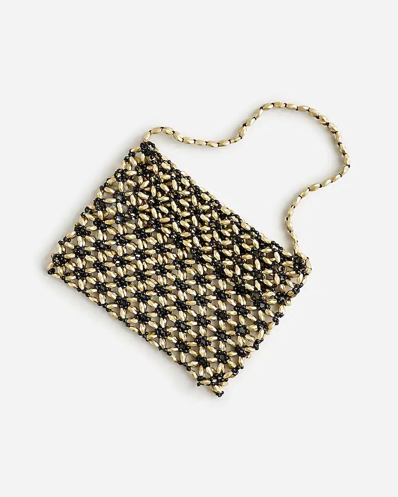 Girls' metallic beaded shoulder bag | J.Crew US