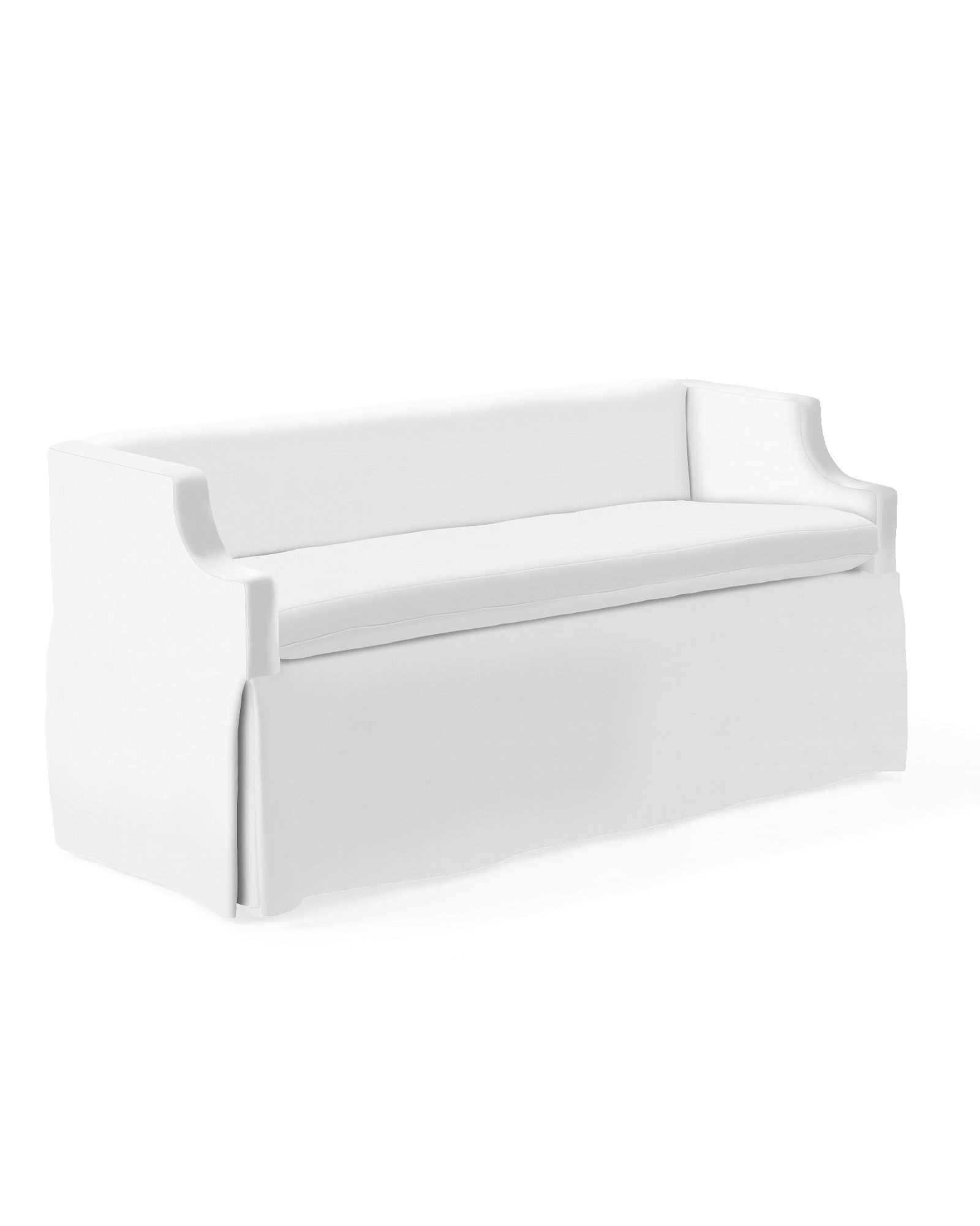 Grady Notch Arm Bench | Serena and Lily