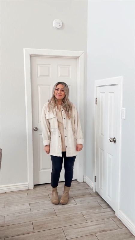 #walmartPartner Don’t skip out on #WalmartFashion this Holiday Season, these cute Neutral Basics are perfect for layering and these faux leather leggings are amazing 🤩 and can be paired with just about anything. 

#LTKSeasonal #LTKHoliday #LTKstyletip