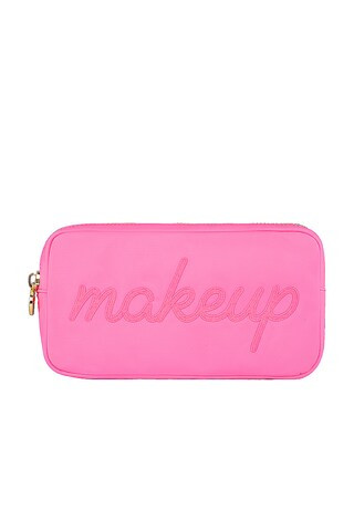 Bubblegum Makeup Embroidered Small Pouch in Bubblegum | Revolve Clothing (Global)