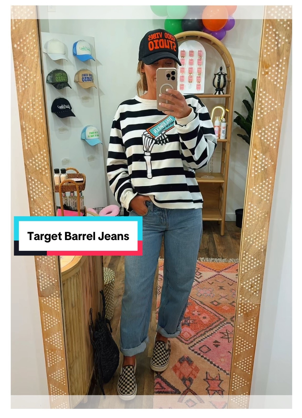 My first pair of barrel jeans! Wearing size 0

#LTKFindsUnder50 #LTKStyleTip #LTKFindsUnder100