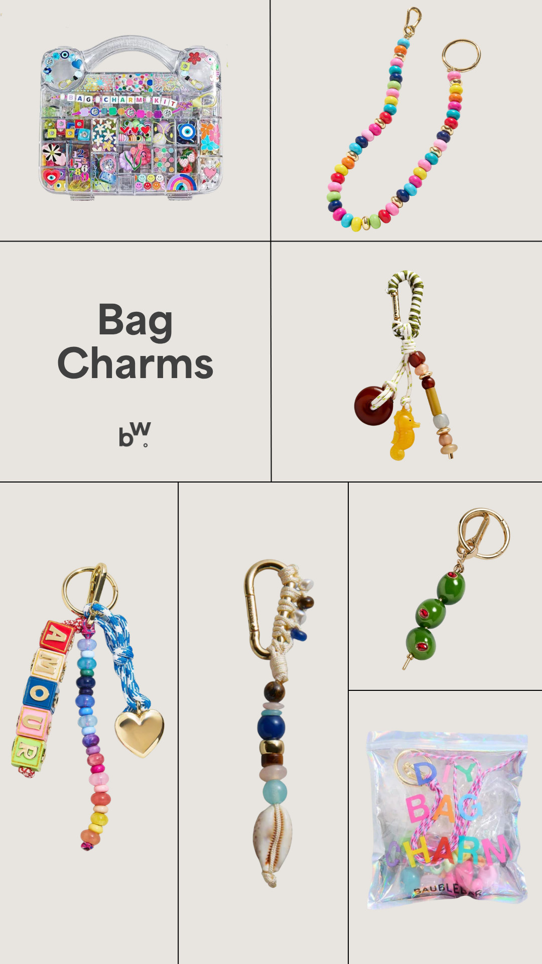 Bag charms + a bag charm kit!
-
-
summer craft, trendy, bags, purse, bag charm, purse charm, bauble bar,  

 #LTKmomlife