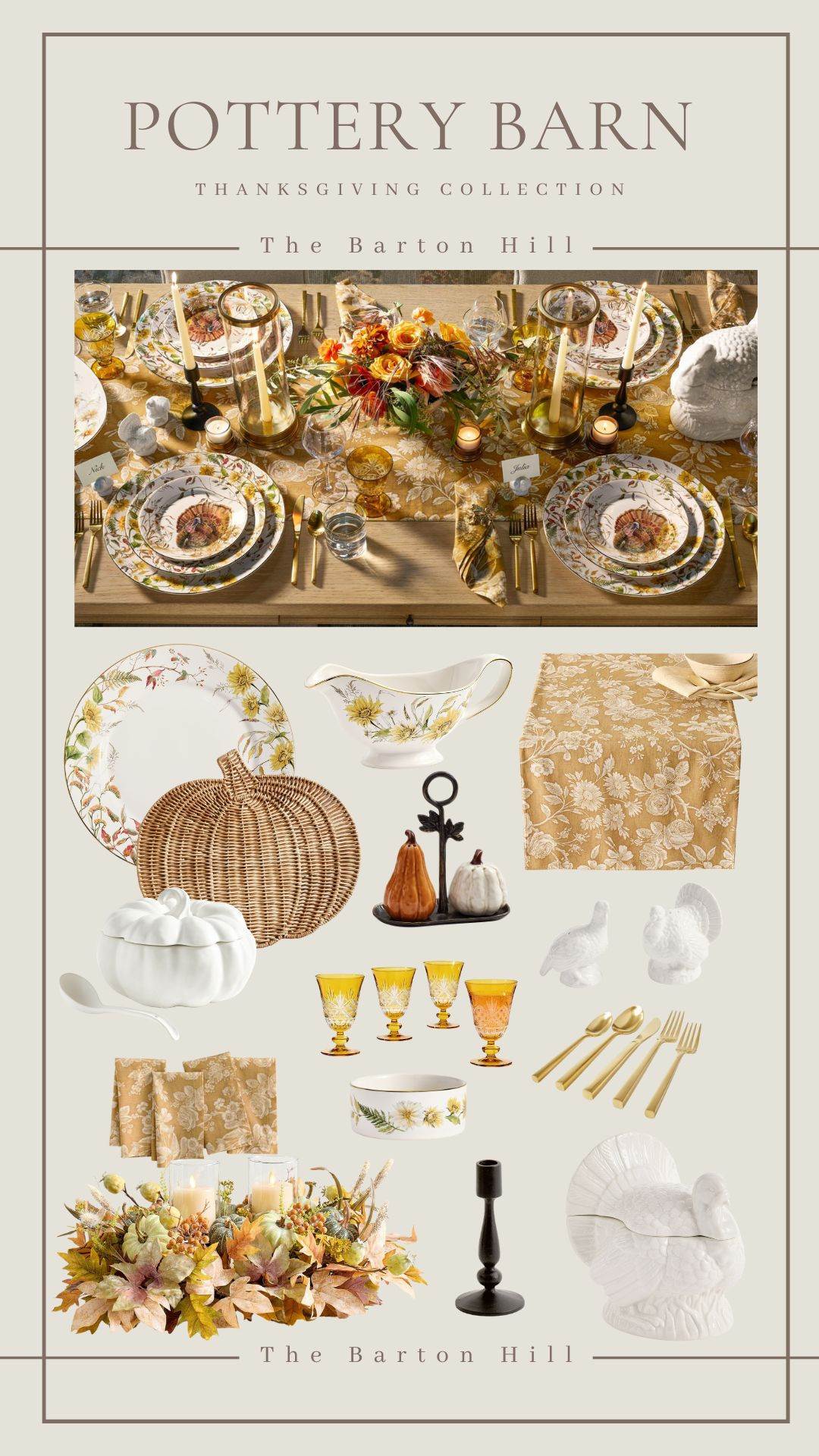 If you’re hosting Thanksgiving, you need this tablescape. Pottery Barn’s collection is cozy, timeless, and straight out of a Nancy Meyers movie. The amber goblets, turkey plates, the whole vibe—it’s all buy-once, use-forever perfection. Shop it now before it’s gone!! 

 #thanksgivingtable #holidayhosting #tablescapeinspo #falldecor #ltkhome 

#LTKcanada #LTKstyletip #LTKgiftguide
