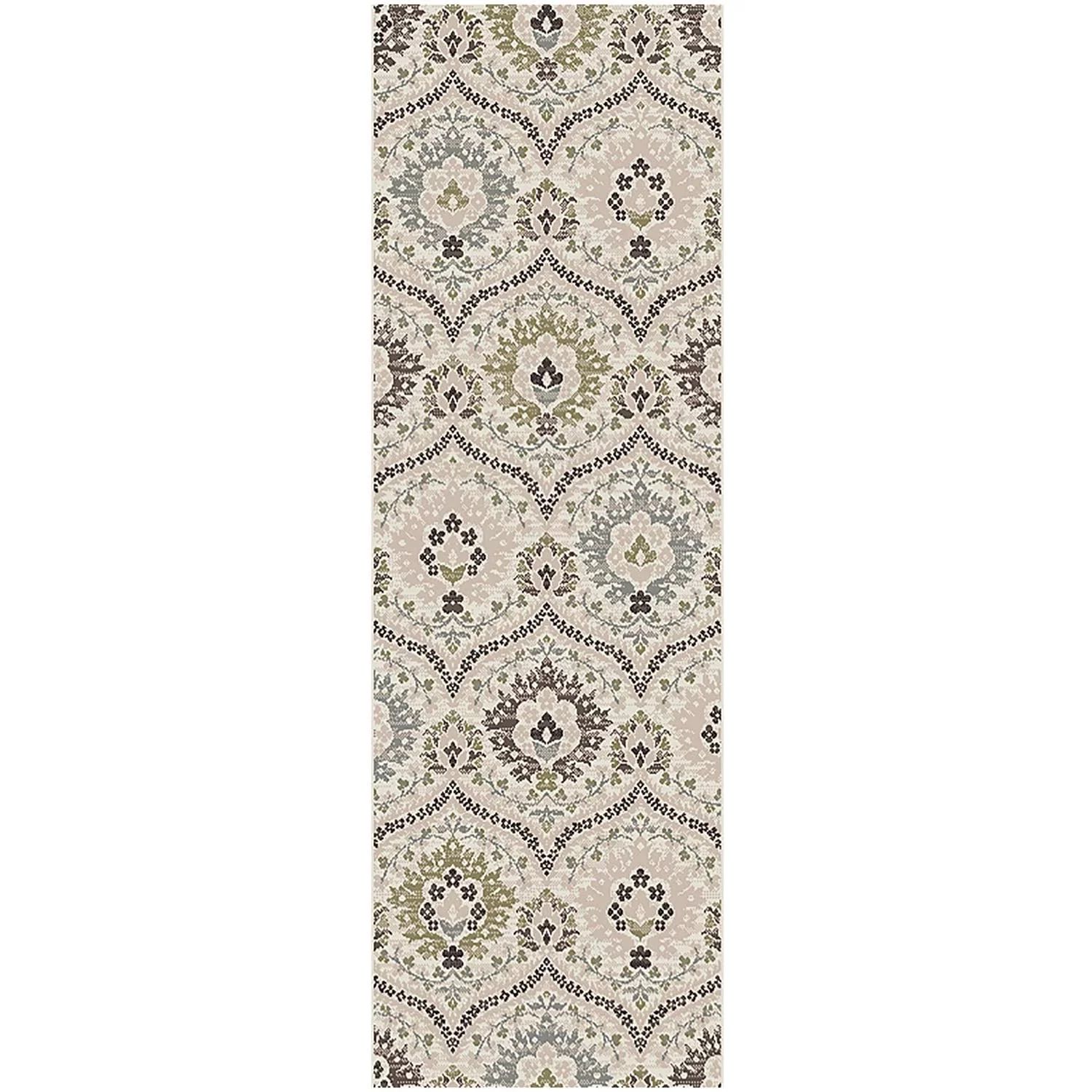 Superior Augusta Indoor Runner Area Rug, Multi- Colored, 2' 7" x 8' - Walmart.com | Walmart (US)