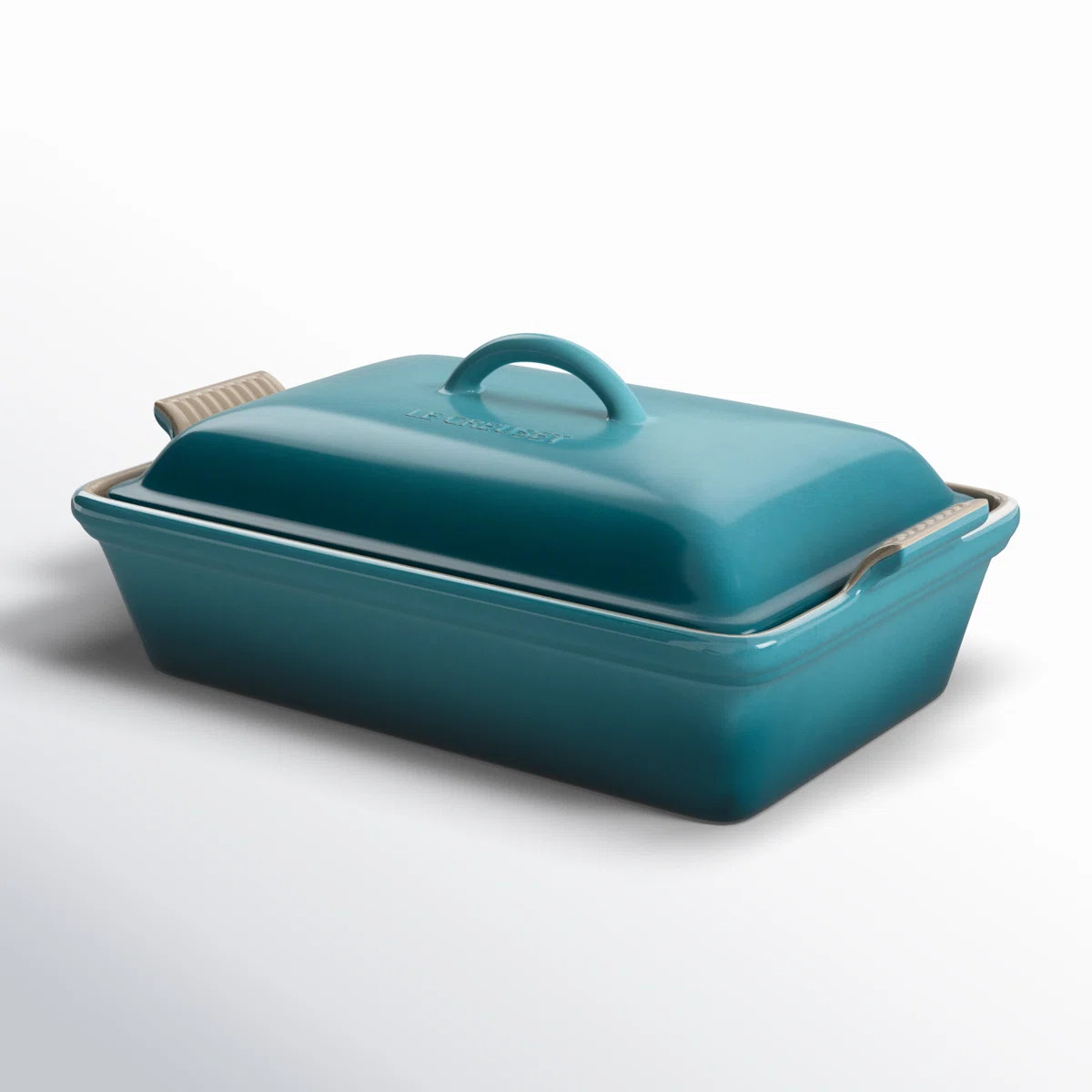 Le Creuset Heritage Stoneware 4 Qt. Rectangular Casserole with Lid | Wayfair North America