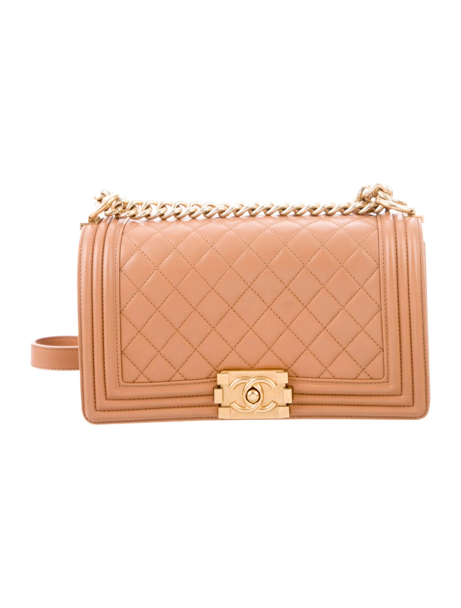 Chanel Quilted Medium Boy Bag - Handbags -
          CHA368344 | The RealReal | The RealReal
