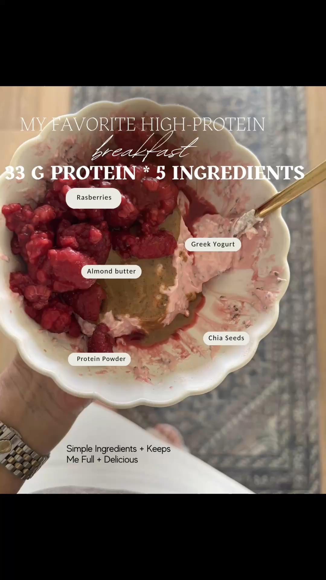 One breakfast I make on repeat 🥣✨ This simple high-protein yogurt bowl has 33g of protein, takes just minutes to make, and keeps me full all morning. It’s made with only five simple ingredients and is one of my favorite healthy breakfast ideas for busy mornings. If you’re looking for easy high-protein meals, healthy breakfast inspiration, or simple wellness habits, this one is definitely worth saving. Strawberry protein bowl idea, scalloped bowl, aesthetic dinnerware, affordable dinnerware that looks high-end

#LTKfoodie #LTKfitnessgoals #LTKmomlife