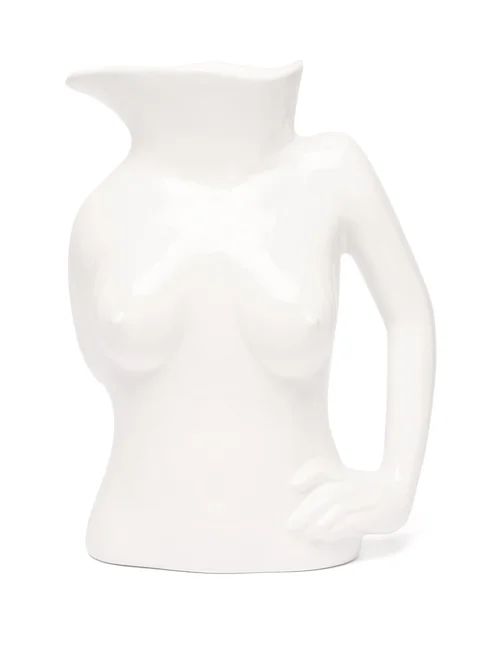 Anissa Kermiche - Jugs Jug Ceramic Vase - White | Matches (US)