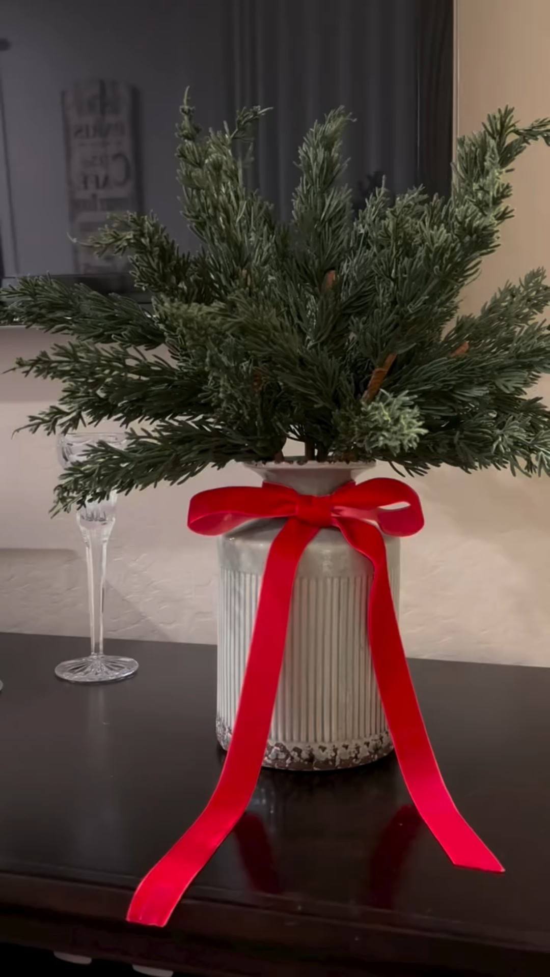 Found the perfect pine stems for Christmas 
#homedecor #christmas #christmasdecorations #stems #pinestems #greenery #vase 

#LTKHome #LTKSeasonal #LTKStyleTip