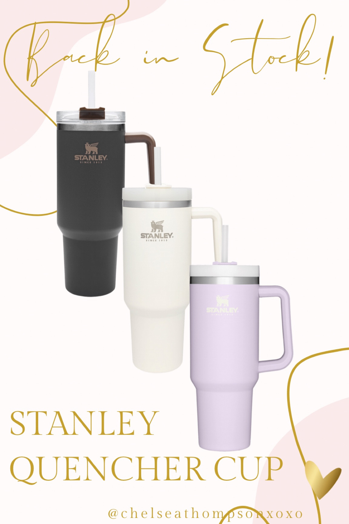 Stanley quencher cup back in stock!! 