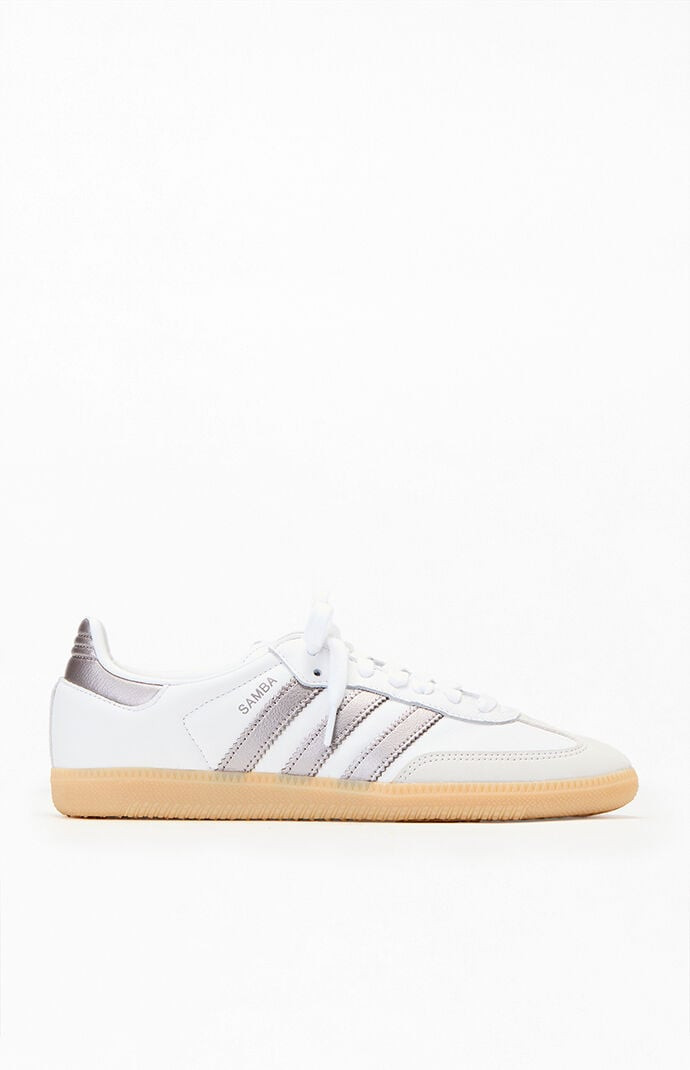 Adidas Women's White Samba OG Sneakers - Size 6.5 | PacSun