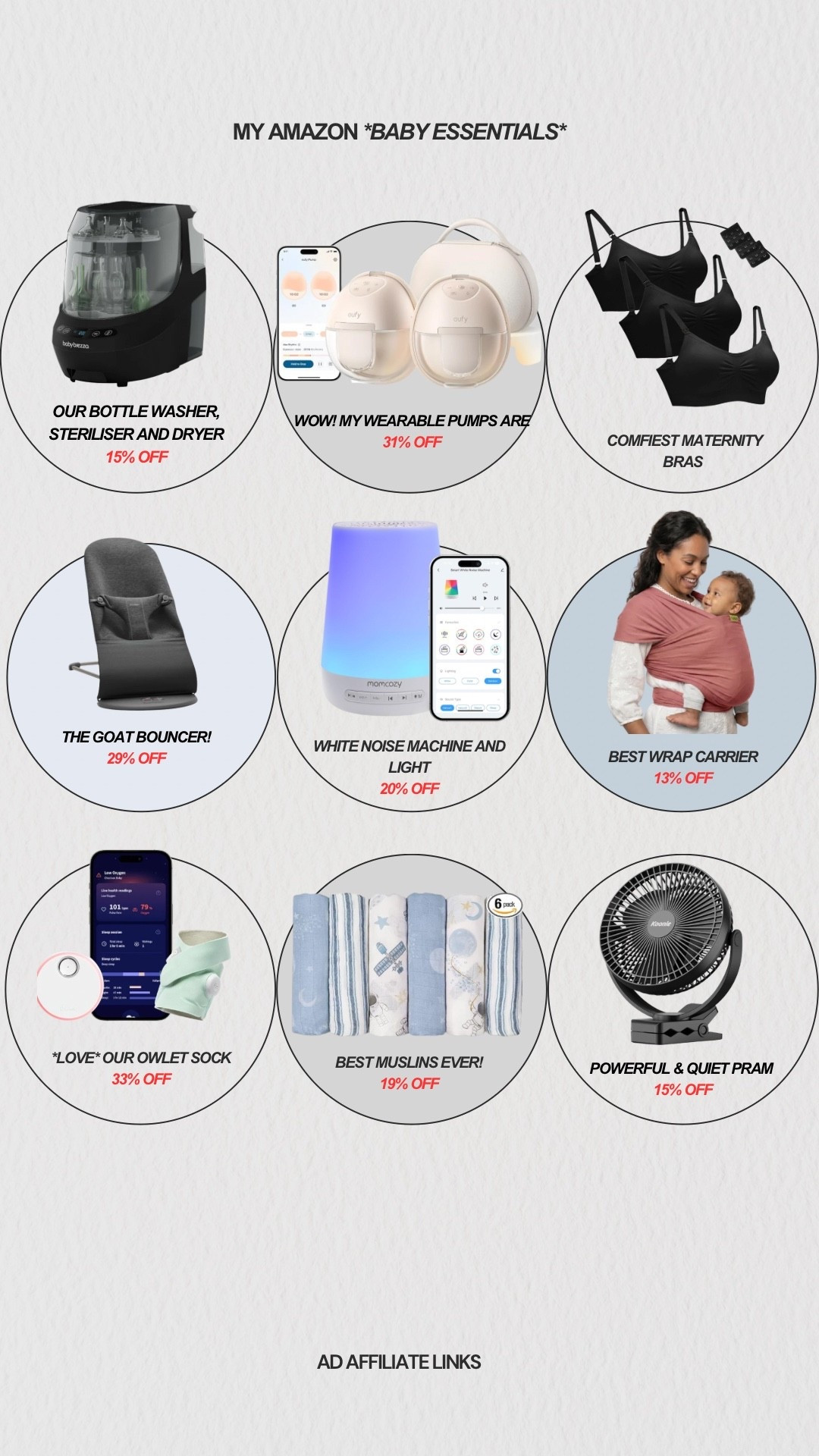 Amazon prime newborn and baby favourites from me 💗