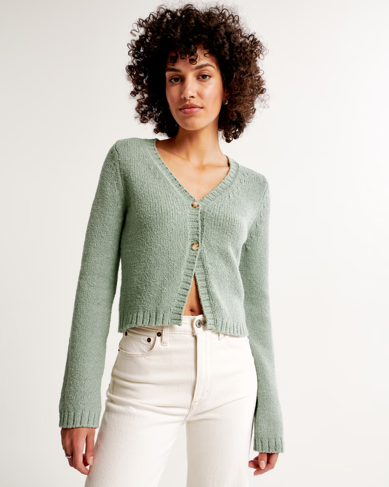 Textural Cardigan | Abercrombie & Fitch (US)