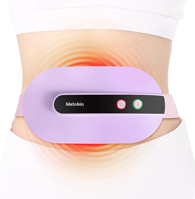 Portable Cordless Heating Pad, Electric Waist Belt Device, Heating Pad for Back Pain with 3 Modes... | Amazon (US)