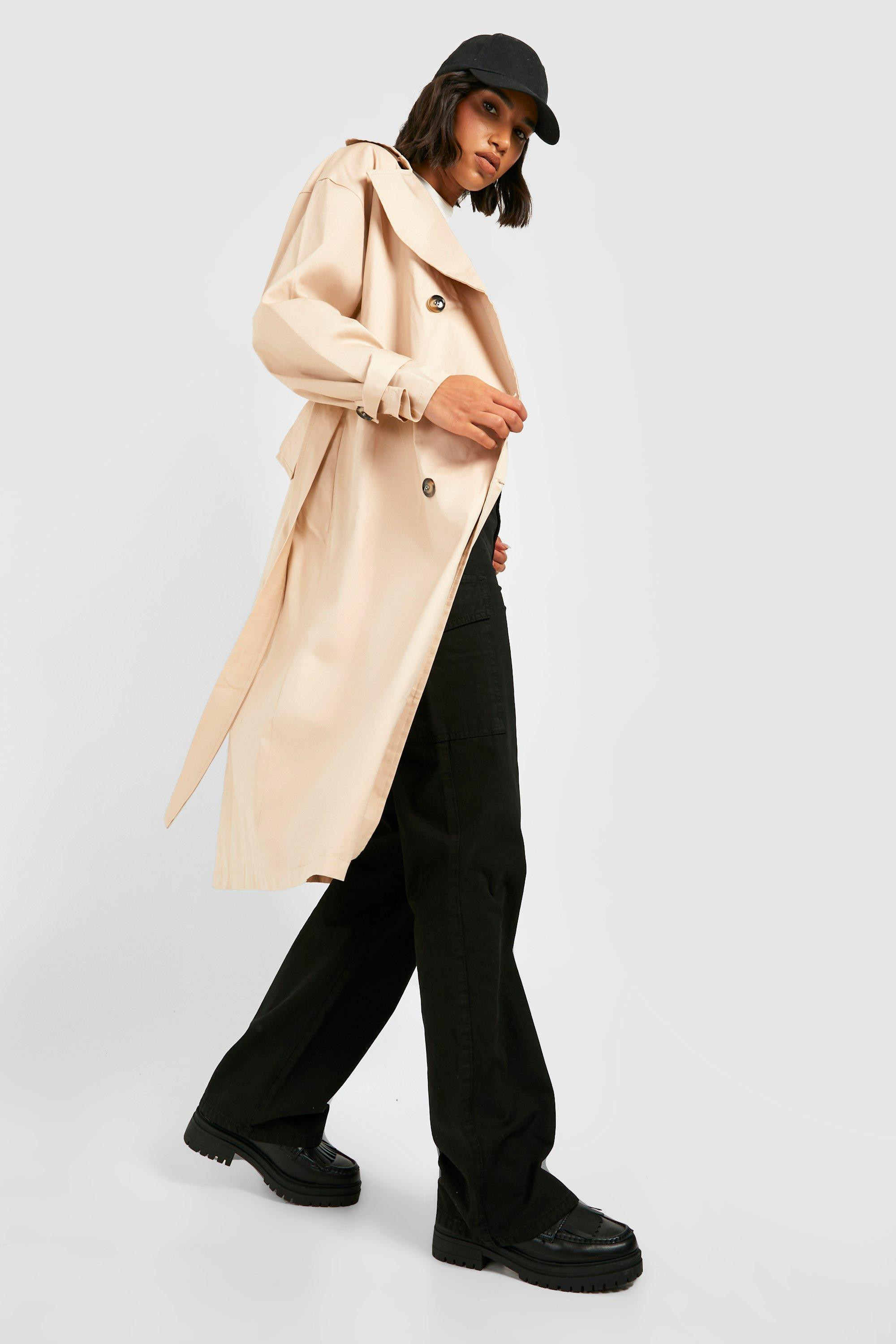 Hooded Trench Coat | Boohoo.com (US & CA)