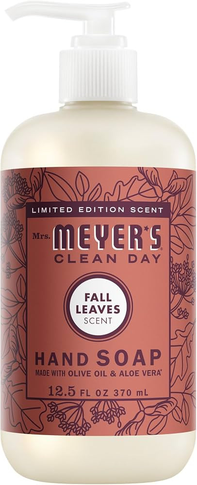 MRS. MEYER'S CLEAN DAY Hand Soap, Fall Leaves Scent, 12.5 Fl Oz Bottle | Amazon (US)