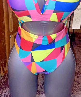No Boundaries Cheeky One Piece Swimsuit Size XXS Multicolor Geometric - New | eBay | eBay US