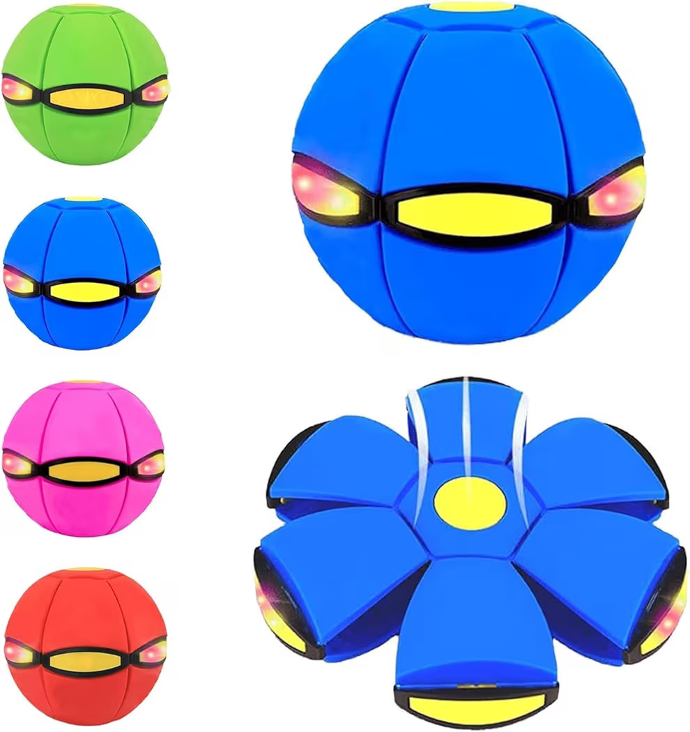 Magic Bouncing Ball, Magic Meta Ball, Dual Form Freely Switchable Magic Ball Toy with 6 Light, Pa... | Amazon (US)