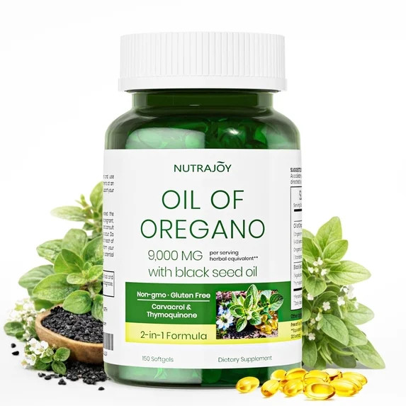 Oil of Oregano Softgels, Oil of Oregano with Black Seed Oil, Immune and Antioxidant Support, High... | Walmart (US)