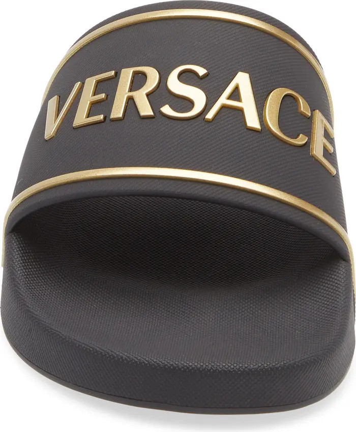 Versace Logo Pool Slide Sandal (Men) | Nordstrom | Nordstrom