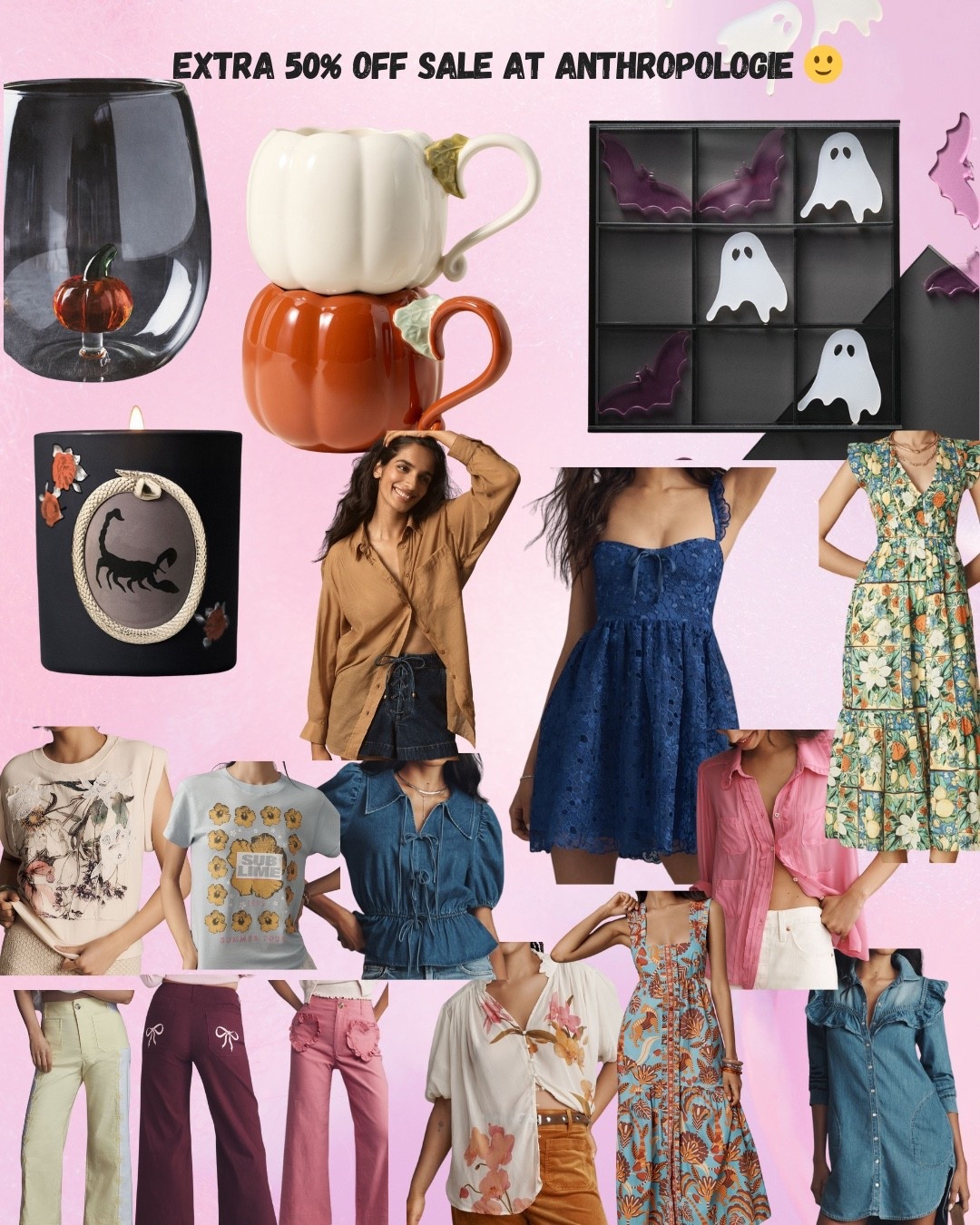 EXTRA 50% SALE AT ANTHROPOLOGIE ☺️

#LTKSaleAlert #LTKWorkwear #LTKHalloween