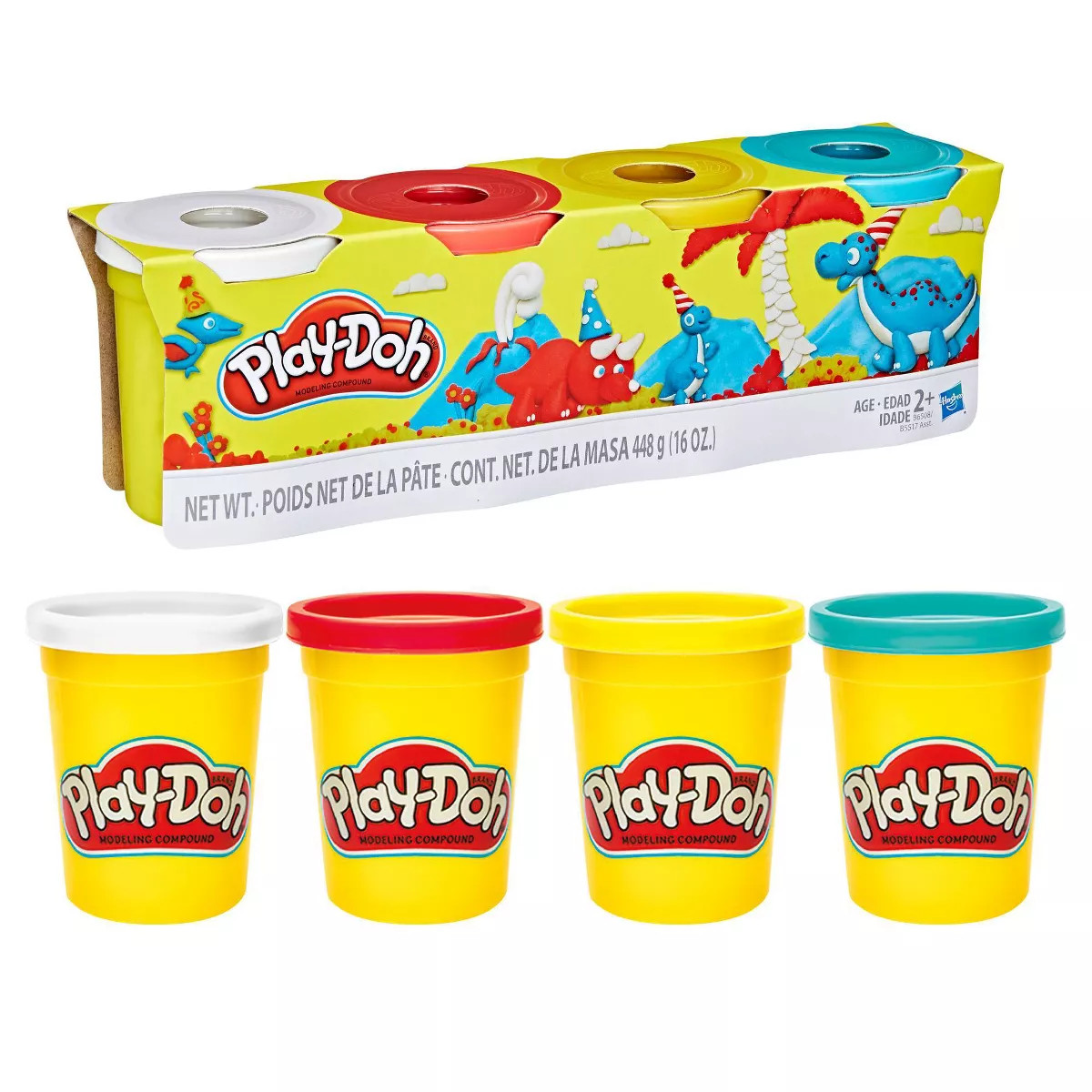 Play-Doh Wild Colors Modeling Compound Multipack - 4pc | Target