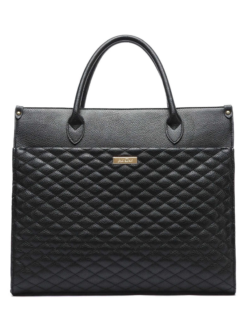 Monaco Tote Bag | Ebony Black | Luli Bebé