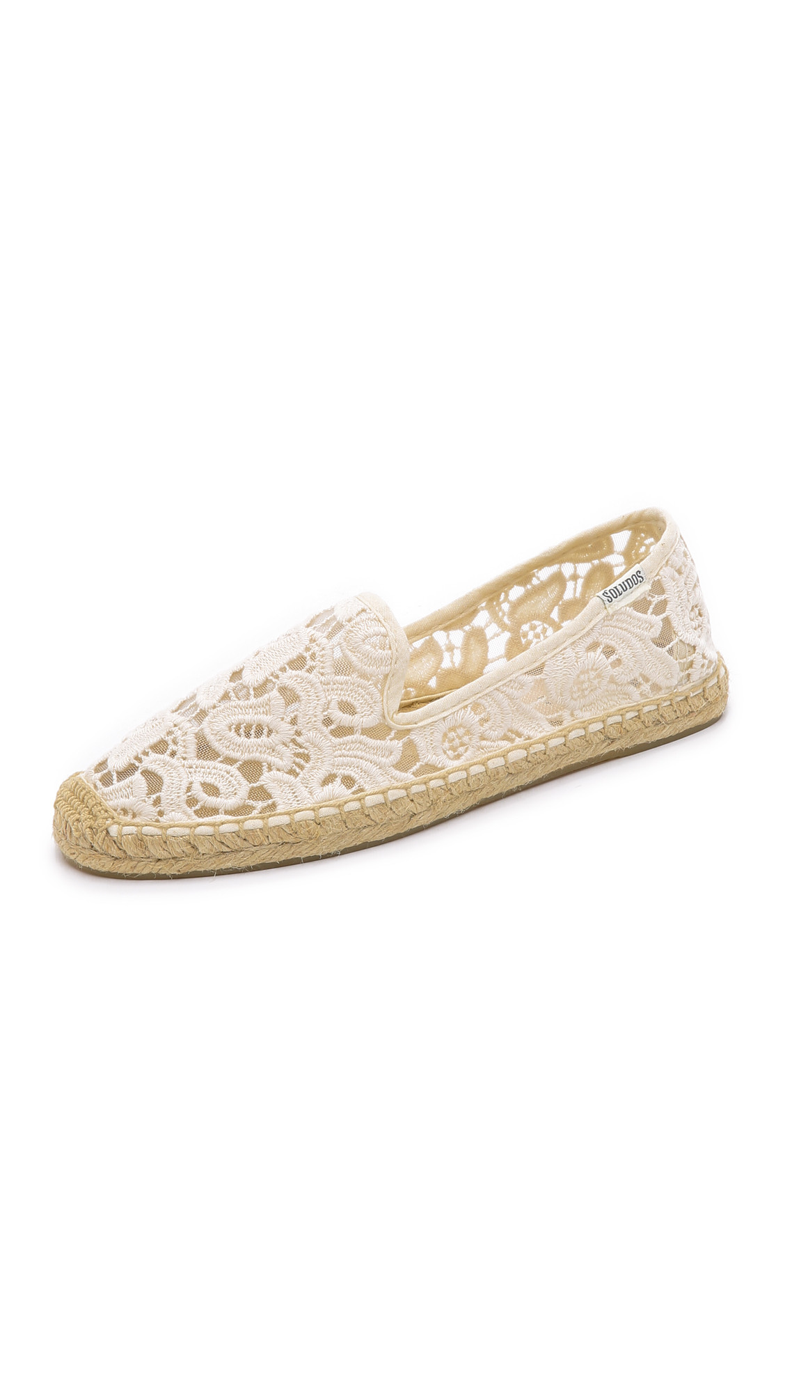 Tulip Lace Smoking Slipper Espadrilles | Shopbop
