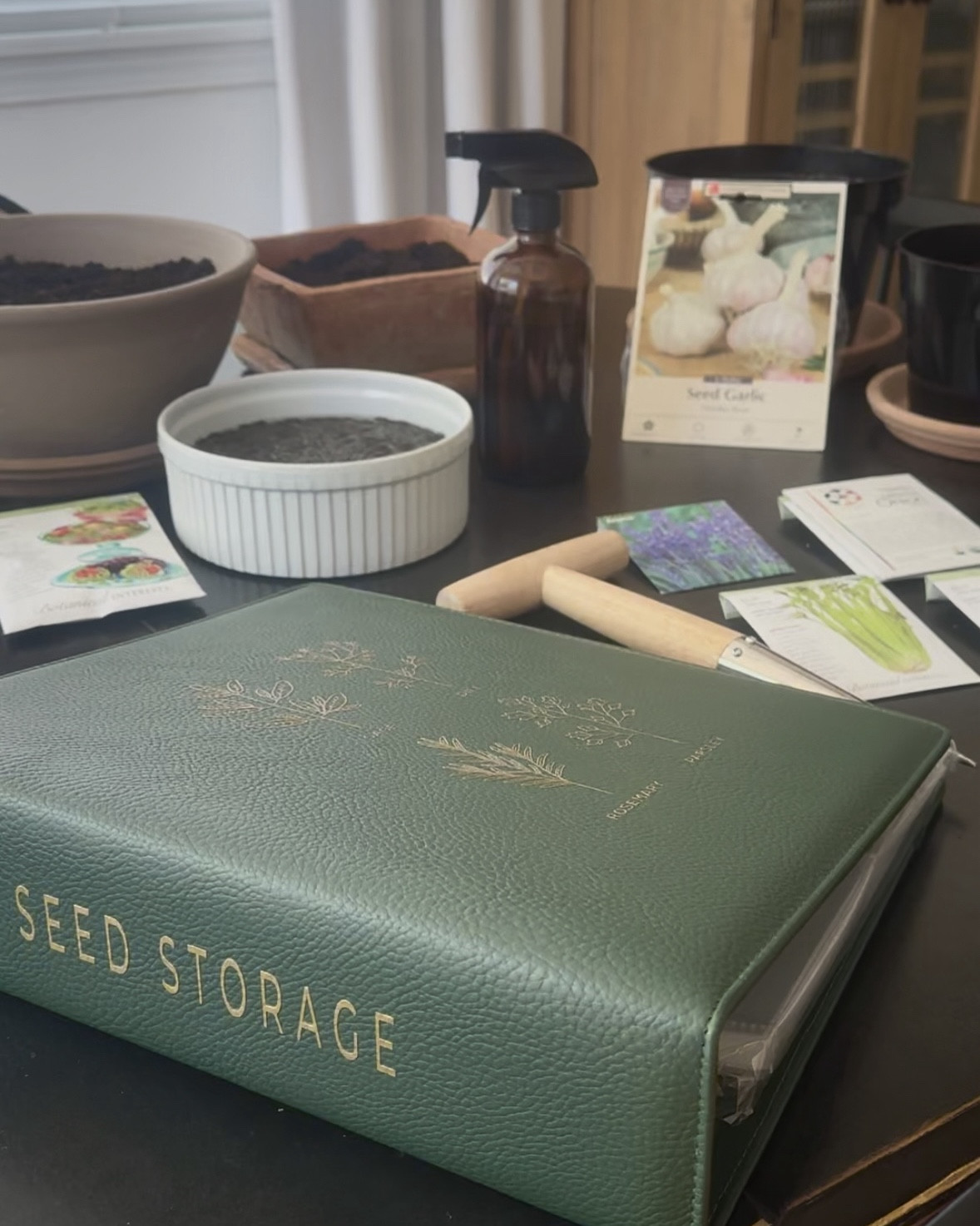 Spring means it’s time to plant seeds into our herb garden and raised bed vegetable patch! 

This is my favorite seed storage I’ve found so far, it’s the cutest seed binder that has slots to perfectly fit our seed sachets 💚

#LTKHome #LTKSeasonal #LTKFamily