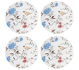 Lenox Sprig & Vine Accent Plate White, Set of F our | QVC