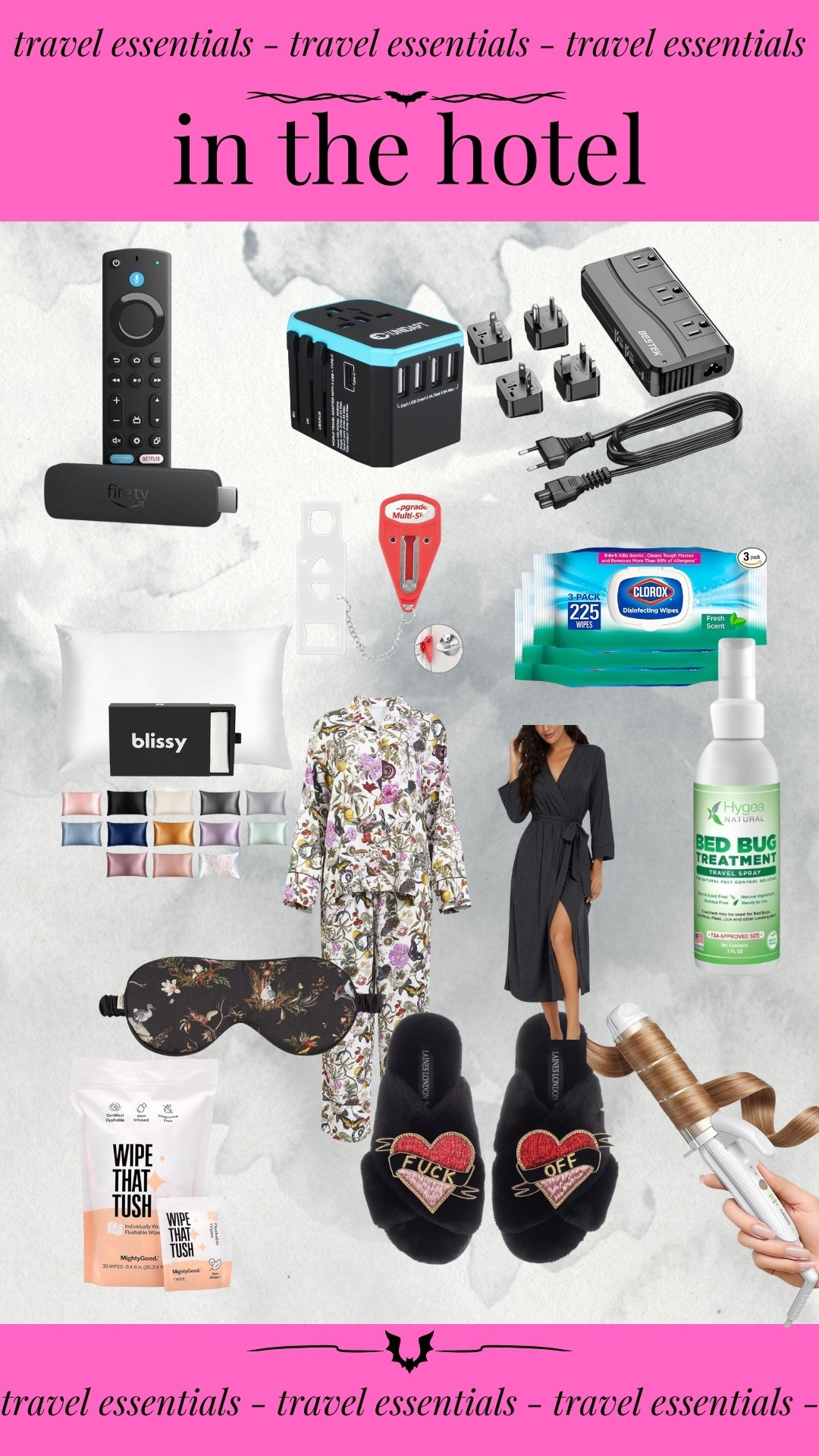 My in the hotel room essentials, good for international travel! #hotel #hotelroom travel pajamas, nightwear, Fable England , Amazon prime 

#LTKTravel #LTKSaleAlert #LTKStyleTip