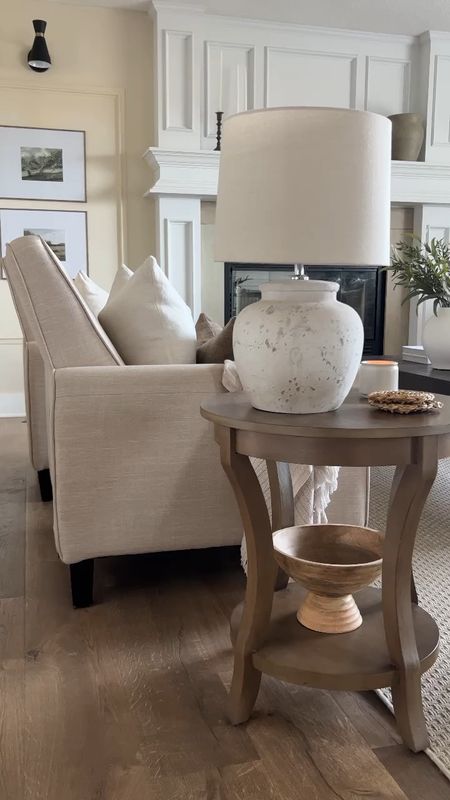 Finally back in stock! This end table is under $100 and so pretty.

End table, side table, living room table, coffee table, accent table, living room, area rug, neutral area rug, arm chair, accent chair, living room chair, upholstered chair, sofa, couch, home decor, table lamp, throw pillow, vase, amazon, Amazon home, Amazon finds, target, target style 

#LTKunder100 #LTKhome #LTKFind