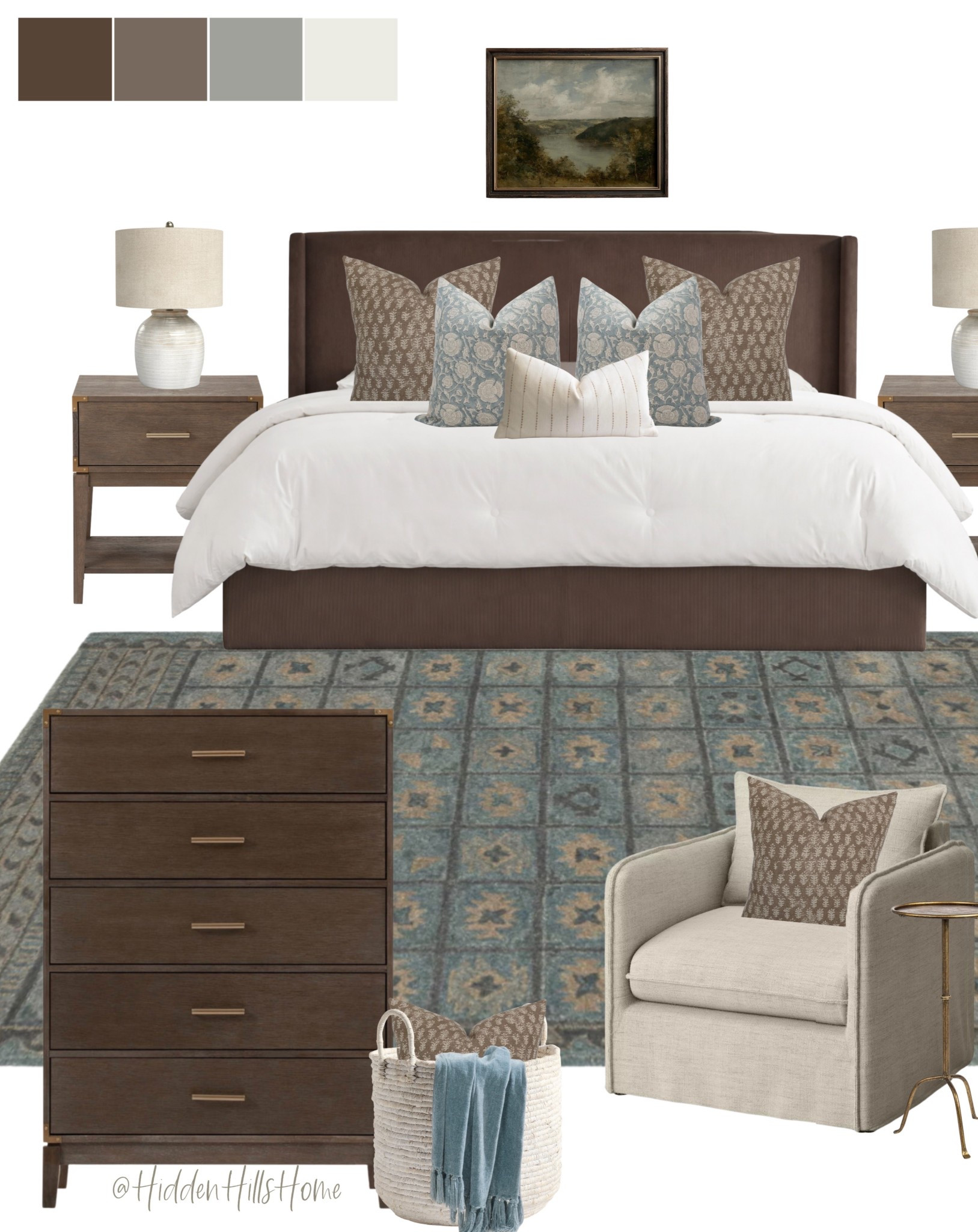 Cozy bedroom decor ideas, bedroom mood board, bedding, home decor, bedroom design, nightstands, bedroom rug, dresser #bedroomm

#LTKSaleAlert #LTKHome #LTKSeasonal