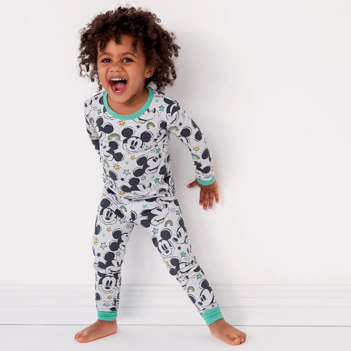 Disney Mickey Forever Two-Piece Pajama Set | Little Sleepies