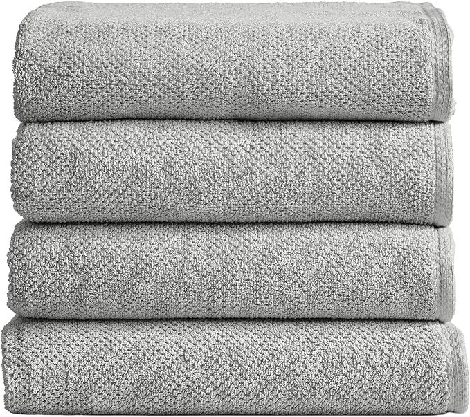 Great Bay Home Towel, 100% Cotton Quick-Dry Bath Towel Set (30 x 52 inches) Highly Absorbent, Tex... | Amazon (US)