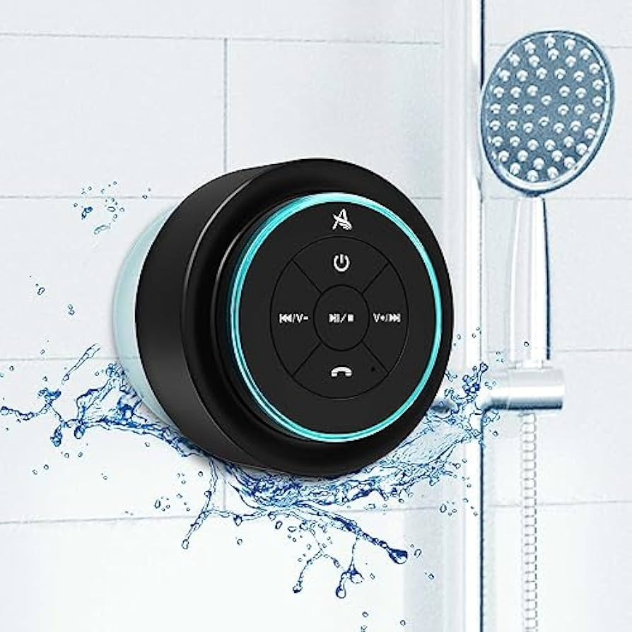 XLeader, Upgraded, Pro Shower Speaker, Certified IPX7 Waterproof Bluetooth Speaker with Suction C... | Amazon (US)