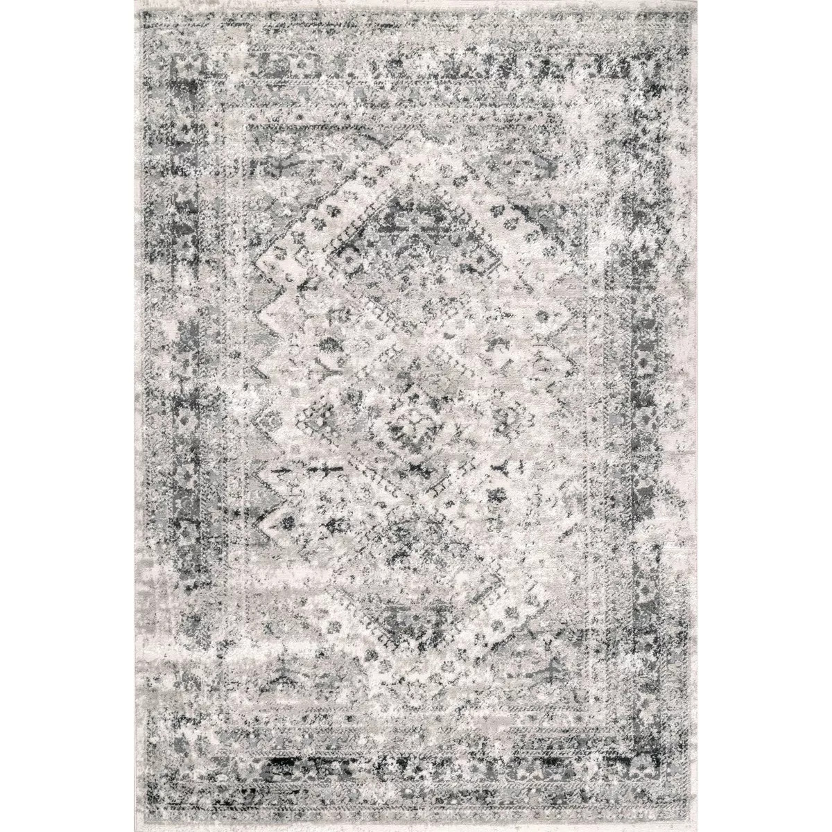 Nuloom Madisson Vintage Faded Medallion Indoor Area Rug | Target
