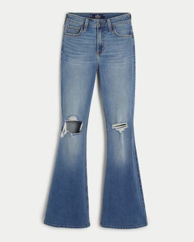 Women's High-Rise Vintage Flare Jeans | Women's Clearance | HollisterCo.com | Hollister (US)
