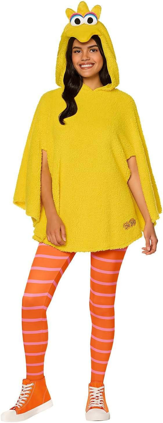 Spirit Halloween Sesame Street Adult Big Bird Poncho Costume, Officially Licensed, TV and Movie Costumes | Amazon (US)