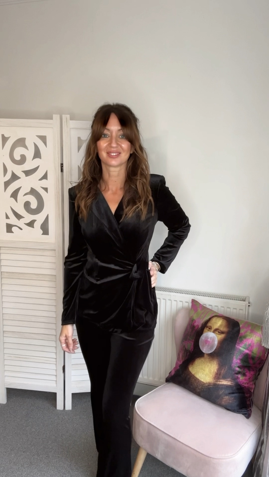 Velvet co ord , perfect for any Christmas event! Super comfortable and stretchy & the velvet makes it look really luxurious. 

#LTKeurope #LTKSeasonal #LTKfindsunder100