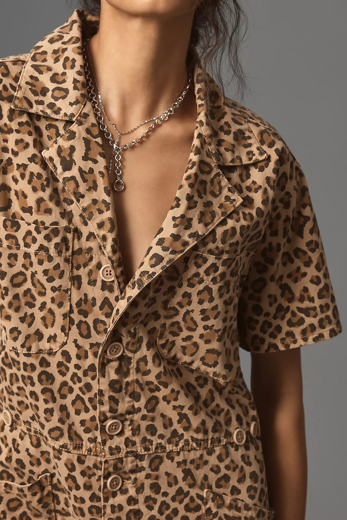 Pistola Grover Short-Sleeve Jumpsuit | Anthropologie (US)