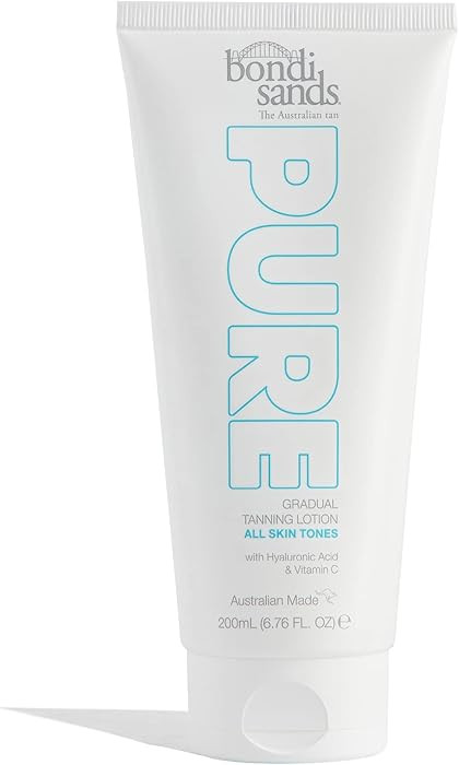 Bondi Sands PURE Gradual Tanning Lotion | Hydrates with Hyaluronic Acid for a Glowing Tan, Fragra... | Amazon (US)
